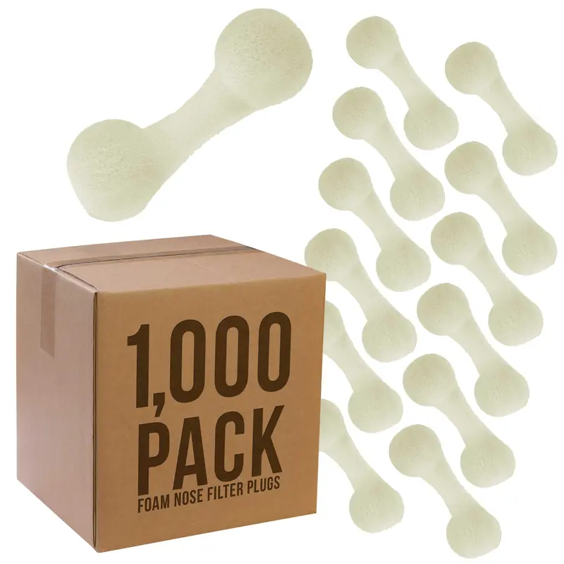 1000 Disposable Nose Filter Plugs: Breathable Dust Plug, Sunless Spray Tanning, Salon, Spa 1