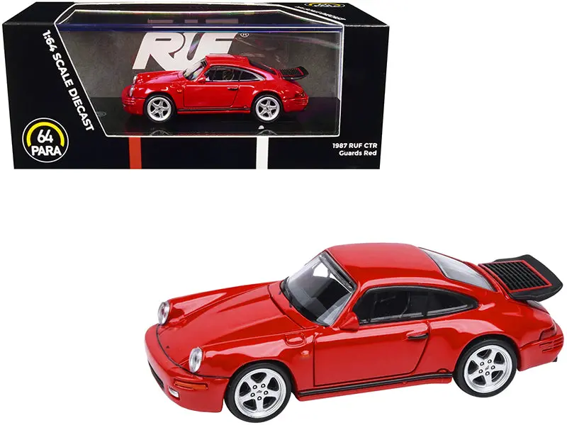 1987 Ruf Ctr Guards Red 1/64 Diecast Model Car By Paragon Models 1