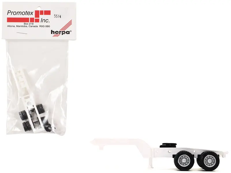 2-Axle Heavy Equipment Jeep White 1/87 (Ho) Plastic Model By Promotex 1