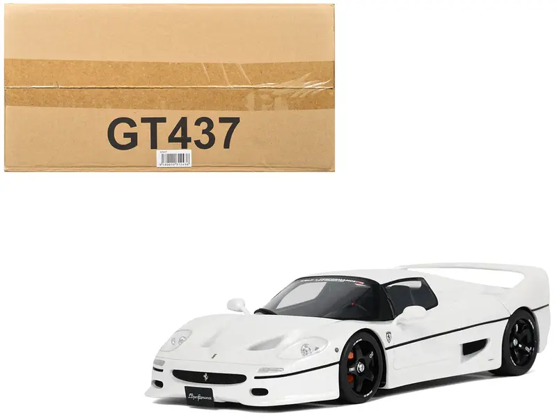 2013 Lb-Works F50 White 1/18 Model Car By Gt Spirit 1