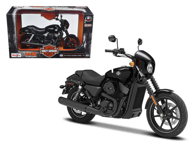 2015 Harley Davidson Street 750 Motorcycle Model 1/12 By Maisto 1