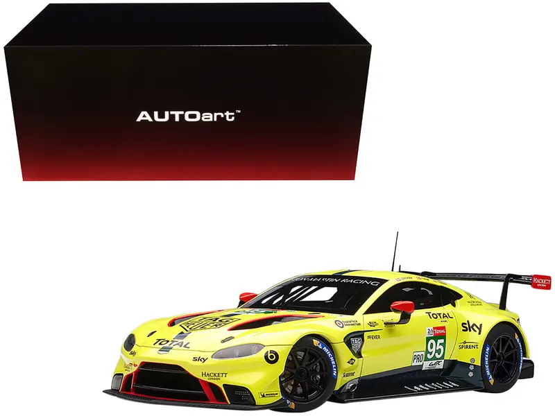 2018 Aston Martin Vantage Gte #95 Sorensen - Thiim - Turner Le Mans Pro 1/18 Model Car By Autoart 1