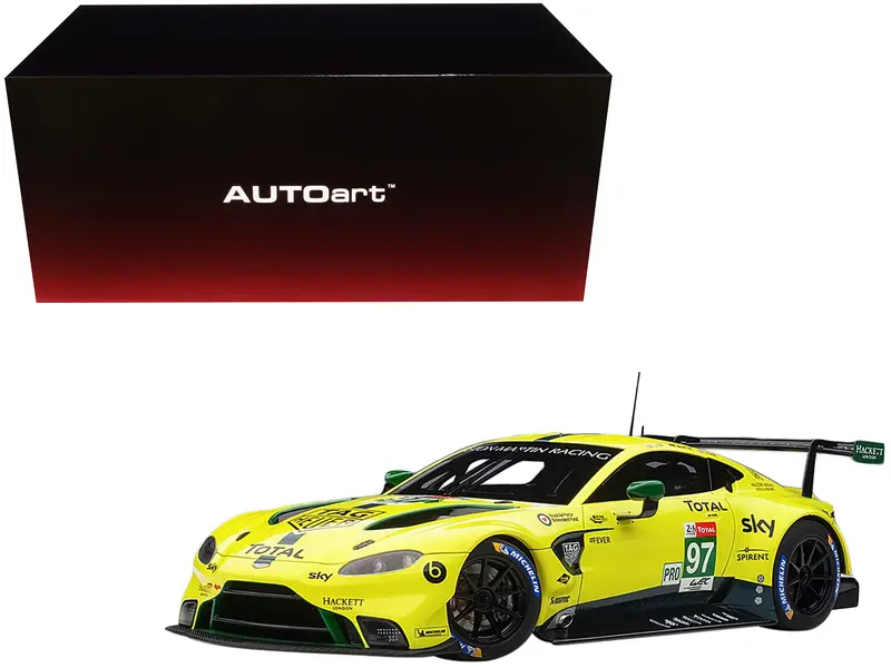 2018 Aston Martin Vantage Gte #97 Lynn - Martin - Adam Le Mans Pro 1/18 Model Car By Autoart 1