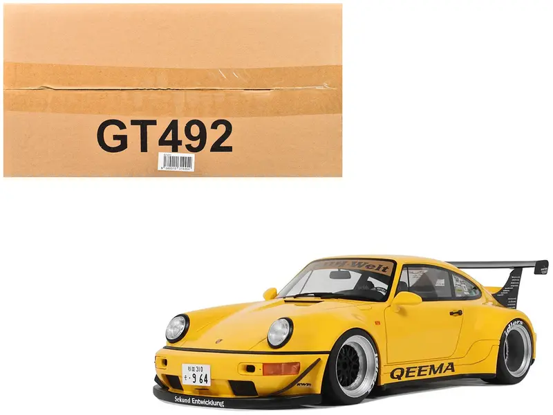 2024 Porsche 911 (964) Rwb "Qeema" Yellow 1/18 Model Car By Gt Spirit 1