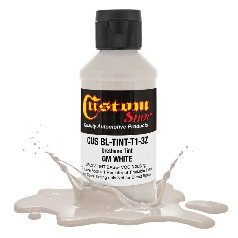 3 Oz (Gm White Color) Urethane Tint Concentrate For Tinting Truck Bed Liner Coatings 1