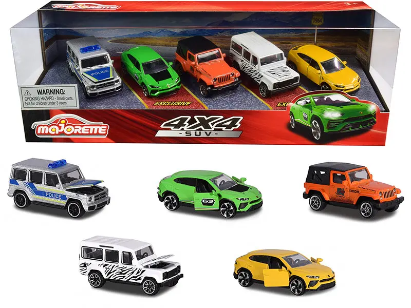 4X4 Suv Giftpack 5 Piece Set 1/64 Diecast Model Cars By Majorette 1