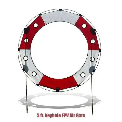 5 Ft. Keyhole Fpv Racing Air Gate - White/Red 1