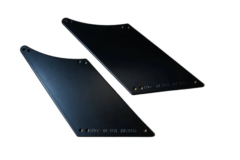 Aerogenics Billet Solid Wing Stands For Voltex Type 2 - 2017+ Civic Type R ( Fk8 / Fl5 ) 1
