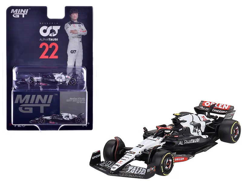 Alphatauri At04 #22 Yuki Tsunoda Formula One F1 "Australian Gp" (2023) Limited Edition 1/64 Diecast Model Car By Mini Gt 1