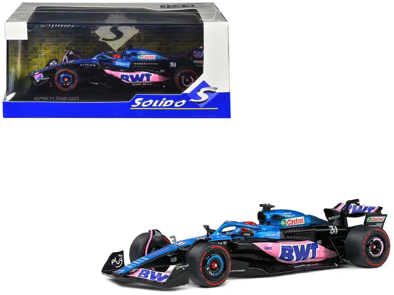 Alpine A523 #31 Esteban Ocon "Bwt" 3Rd Place "Formula One F1" Monaco Gp (2023) 1/43 Diecast Model Car By Solido 1