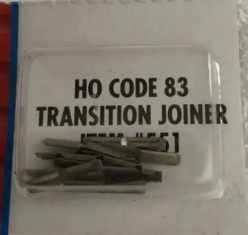 Atlas - Code 83 Transition Rail Joiners For Ho Scale Train Track 1