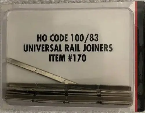 Atlas Ho Scale Code 100/83 - Universal Rail Joiners Item #170 1