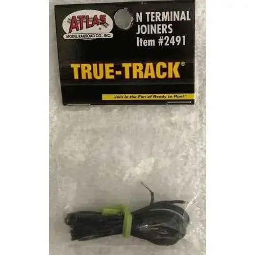 Atlas Model 2491 True-Track Roadbed Terminal Joiners (2) N 1