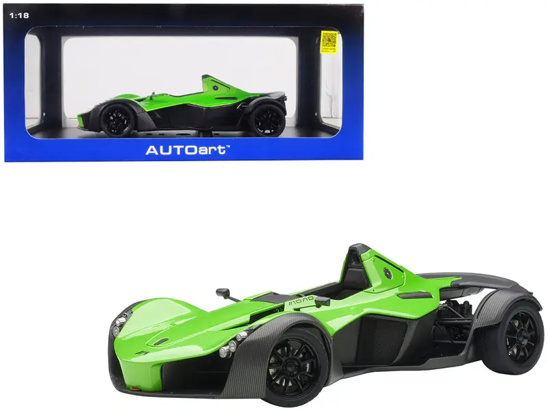 Bac Mono Metallic Green 1/18 Model Car By Autoart 1
