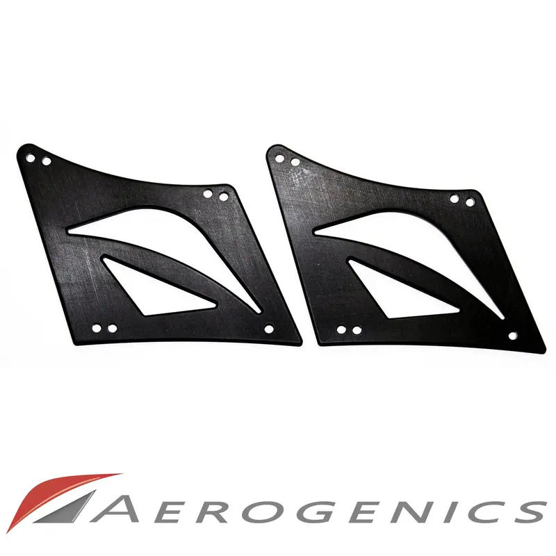 Billet Solid Cut Out Wing Stands For Voltex Gt Wings - 125Mm (Flat Trunk) 1