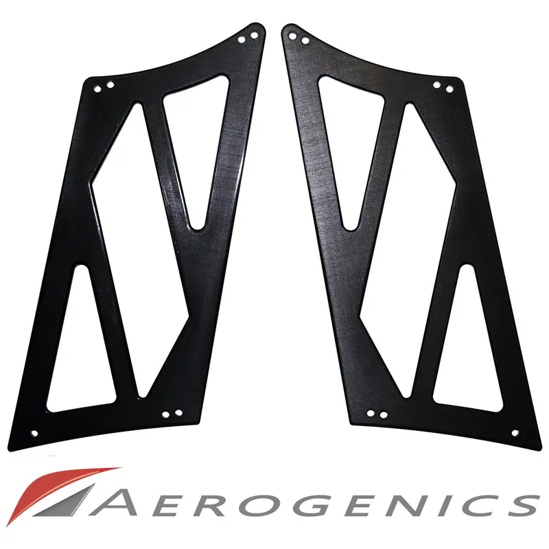Billet Solid Cut Out Wing Stands For Voltex Gt Wings - 325Mm (Flat Trunk) 1