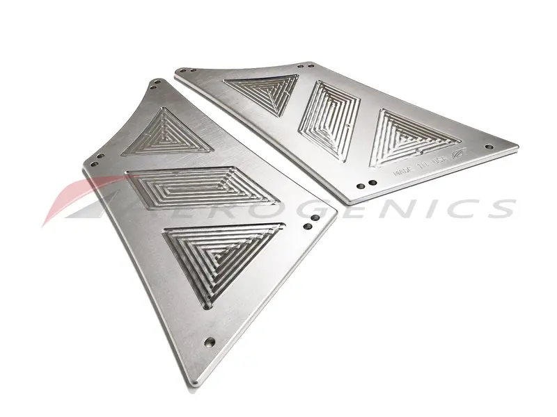 Billet Solid Wing Stands For Voltex Gt Wings - 275Mm (Curved Trunk) 1