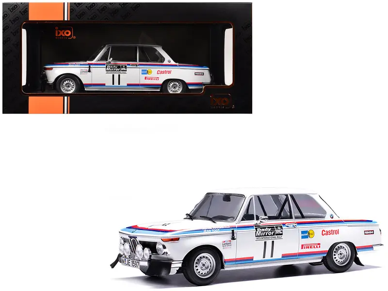 Bmw 2002 #11 Achim Warmbold - Jean Todt "Rac Rally" (1973) 1/18 Diecast Model Car By Ixo Models 1