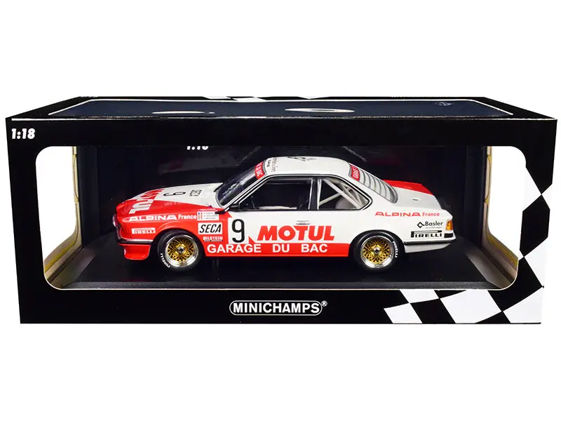 Bmw 635 Csi #9 R. Hollinger - F. Giroix - J. Krucker "Motul / Garage Du Bac" 24H Of Spa (1984) Limited Edition To 300 Pieces Worldwide 1/18 Diecast Model Car By Minichamps 1