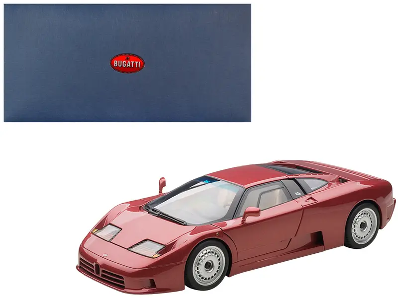 Bugatti Eb110 Gt Dark Red 1/18 Diecast Car Model By Autoart 1