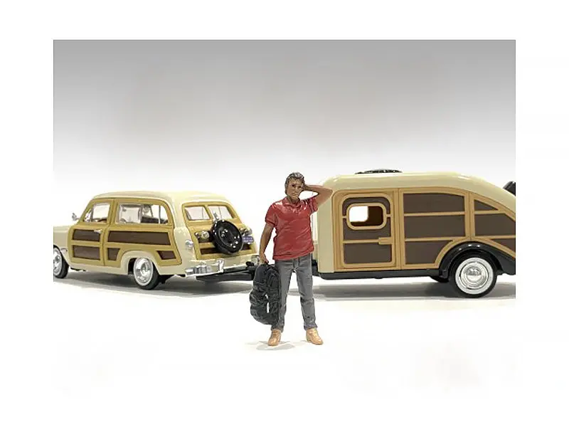 "Campers" Figure 4 For 1/18 Scale Models By American Diorama 1