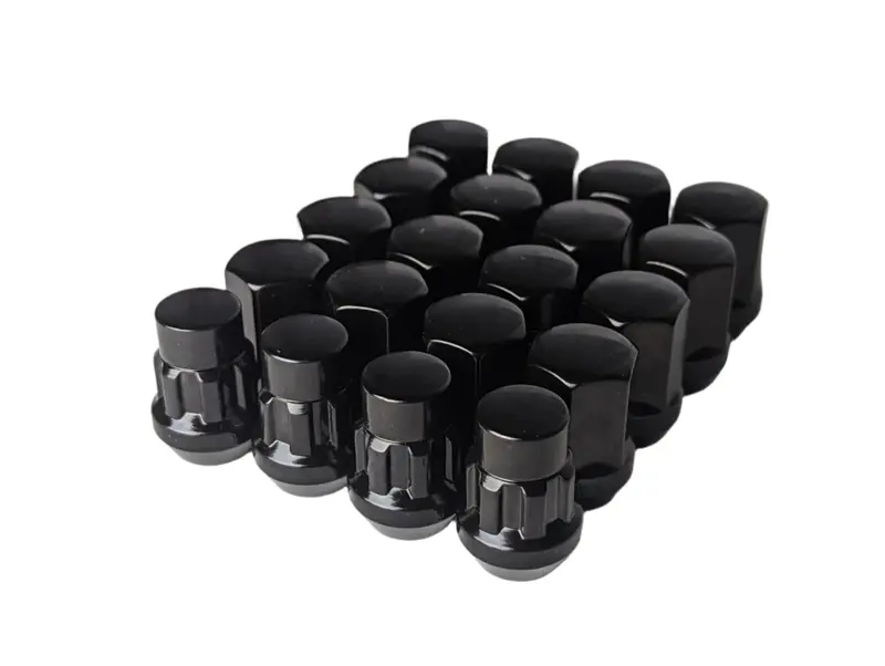 Carbon Steel Lugnuts With Locks - 20 Pcs 1