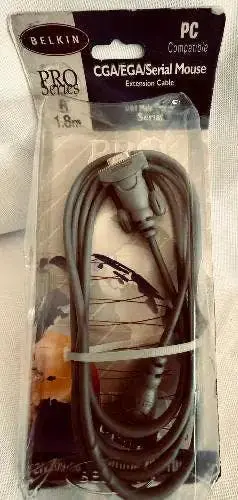 Cga/Ega/Serial Mouse Extension Cable 1.8M - Used 1