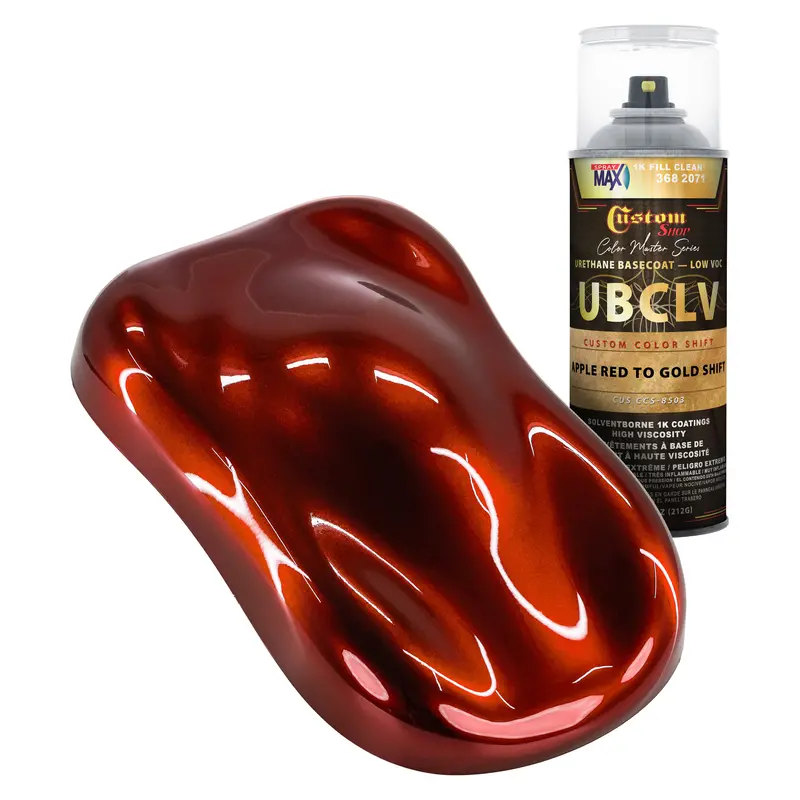 Custom Shop Ccs Custom Color Shift Automotive Paint - Apple Red To Gold Shifting Effect - Spray Can 1