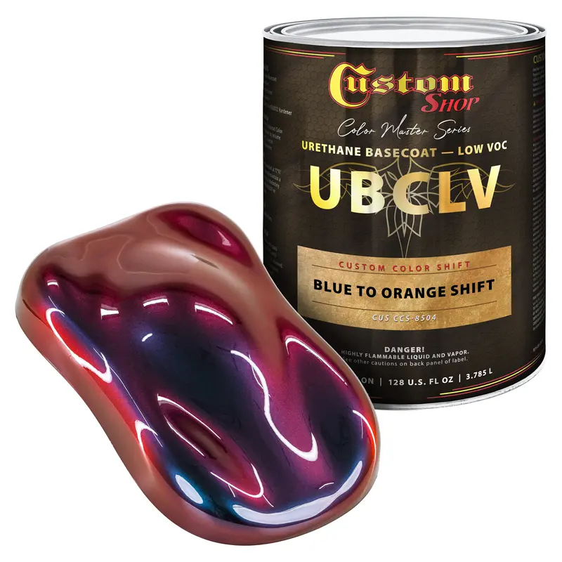 Custom Shop Ccs Custom Color Shift Automotive Paint - Blue To Orange Shifting Effect - Gallon 1