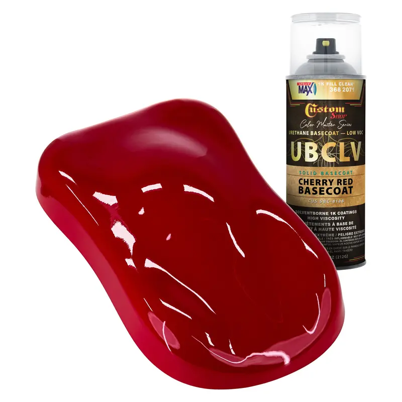 Custom Shop Sbc Solid Basecoat - Cherry Red Basecoat- Spray Can 1