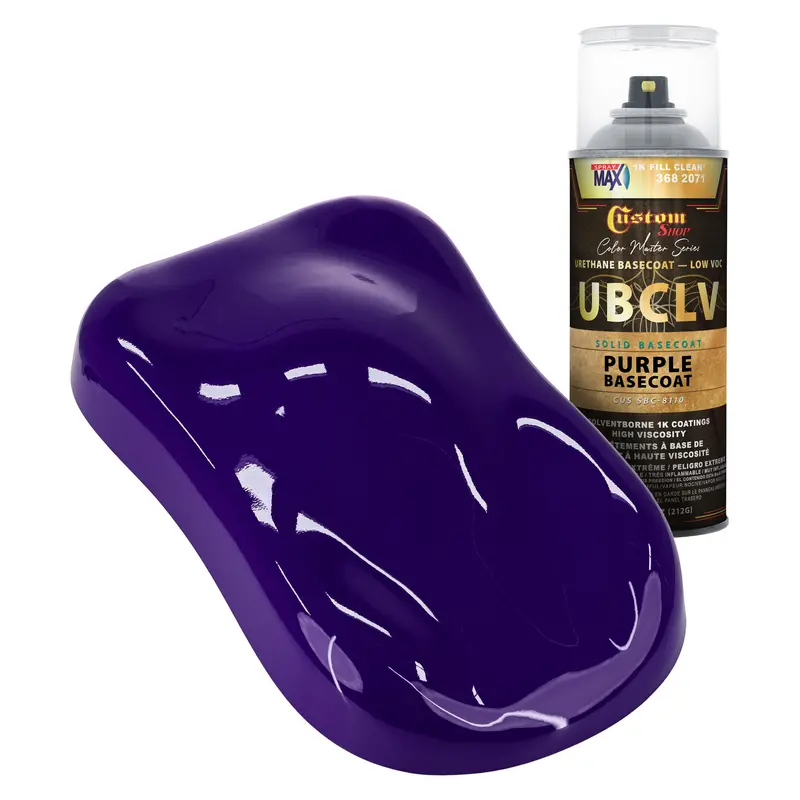 Custom Shop Sbc Solid Basecoat - Purple Basecoat- Spray Can 1