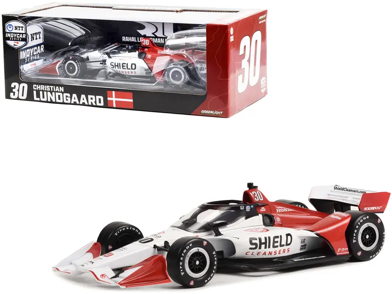 Dallara Indycar #30 Christian Lundgaard "Shield Cleansers" Rahal Letterman Lanigan Racing (Road Course Configuration) "Ntt Indycar Series" (2022) 1/18 Diecast Model Car By Greenlight 1