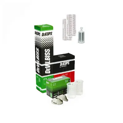 Devilbiss Dekups 9 Oz Starter Set Kit Disposable Hvlp Paint Spray Gun Cups 1