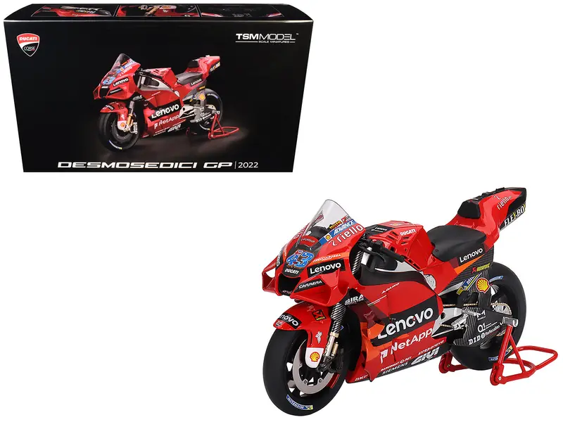 Ducati Desmosedici #43 Jack Miller "Presentation" "Motogp World Championship" (2022) 1/12 Motorcycle Model By True Scale Miniatures 1