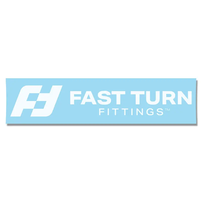 Fast Turn Brand Logo Die Cut Sticker 1