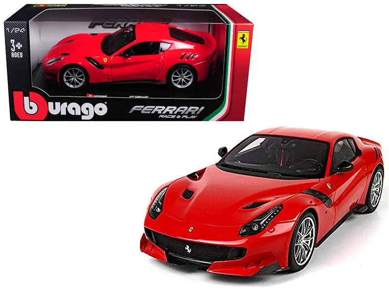 Ferrari F12 Tdf Red 1/24 Diecast Model Car By Bburago 1