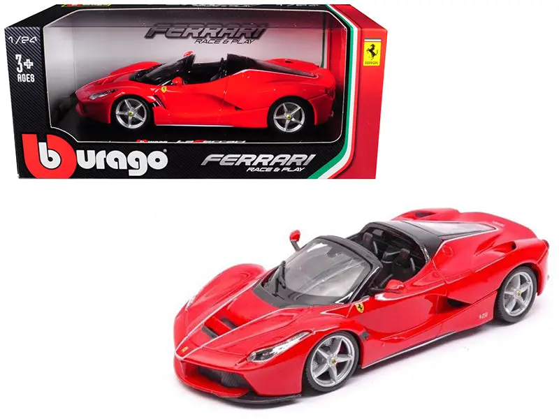 Ferrari Laferrari F70 Aperta Red 1/24 Diecast Model Car By Bburago 1