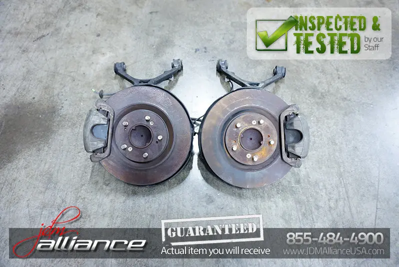 Jdm 00-09 Honda S2000 Front Brake Hubs Rotors Calipers Spindles Ap1 Ap2 1