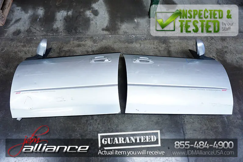 Jdm 02-03 Subaru Wrx Sti Front Door Pair With Panels Mirrors Gda Gdb Doors Rhd 1