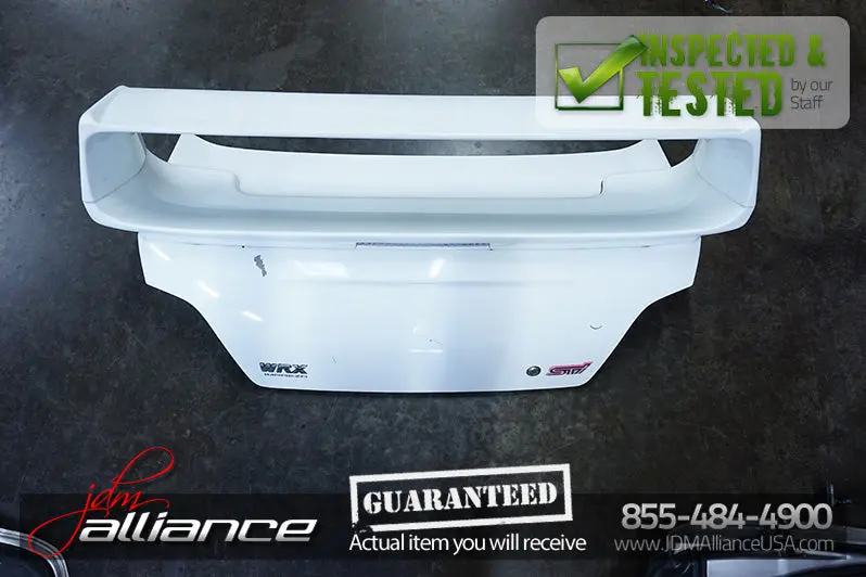 Jdm 02-07 Subaru Impreza Wrx Sti Gdb Sedan Rear Spoiler Trunk Wing Sti 1