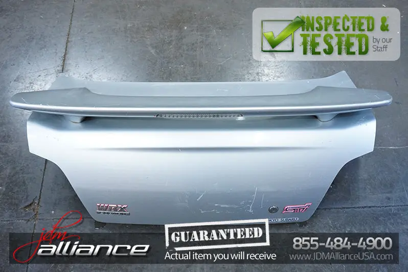 Jdm 02-07 Subaru Impreza Wrx Sti Gdb Sedan Rear Spoiler Trunk Wing Sti 1