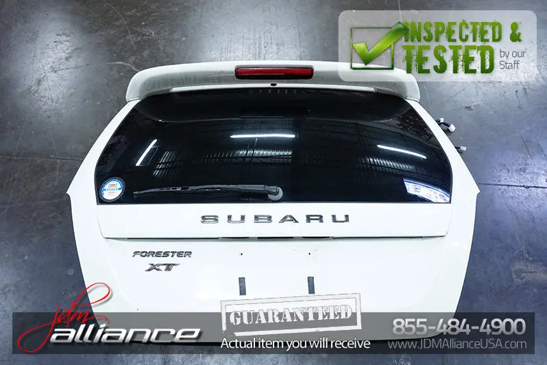 Jdm 03-08 Subaru Forester Xt Hatchback Trunk Lid Sg5 Sg9 1
