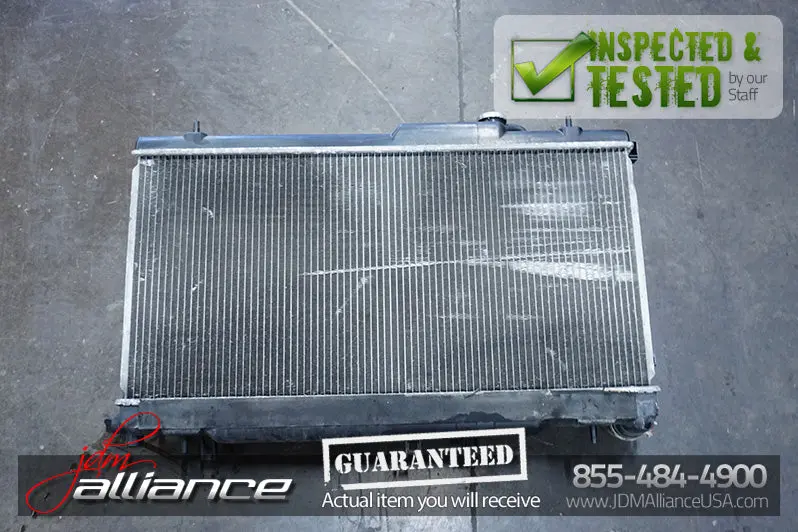 Jdm 04-05 Subaru Impreza Wrx Sti Oem Radiator With Cooling Fans Gdb 1