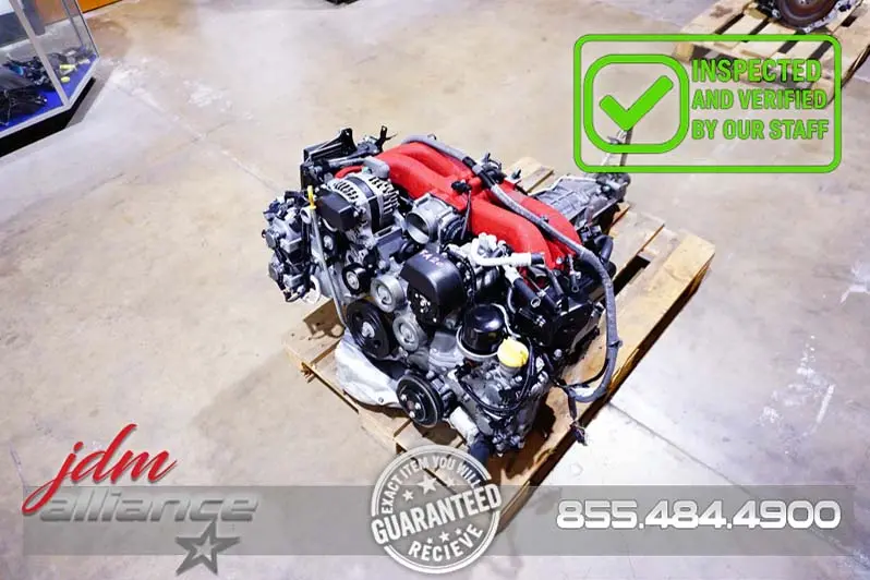 Jdm 17-20 Subaru Brz Fa20 Red Top Motor 2.0L 6-Sp Manual Trans 42K Frs 86 Scion 1