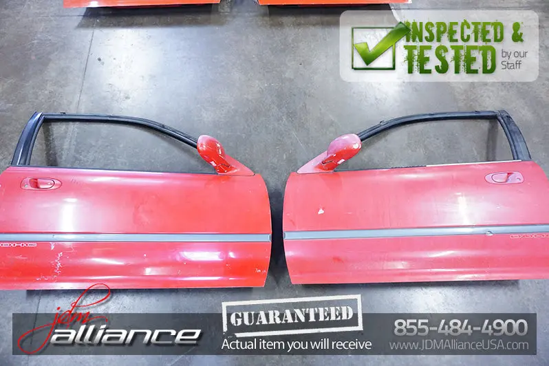 Jdm 91-95 Honda Civic Eg6 Lh Rh Doors W/ Panels Mirrors Eg Rhd 1