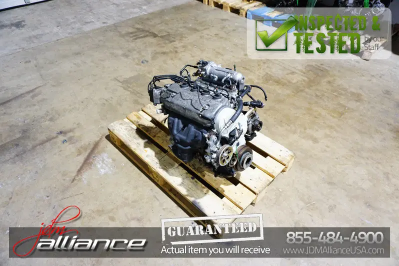 Jdm 92-95 Honda Civic Del Sol Zc 1.6L Sohc Non Vtec Engine D16 1