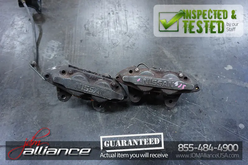Jdm Nissan Silvia S14 S15 200Sx 240Sx Front Brake Calipers 4Pot Sr20det 1
