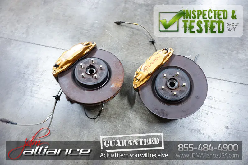Jdm Subaru Impreza Wrx Sti Brembo Brake Caliper Hub Spindle 5X100 Front & Rear 1