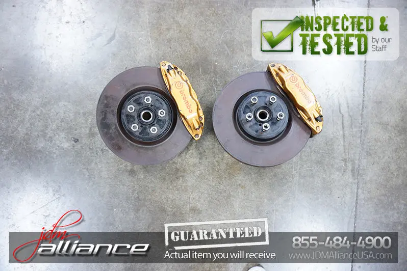 Jdm Subaru Impreza Wrx Sti Brembo Brake Caliper Hub Spindle 5X100 Front & Rear 1