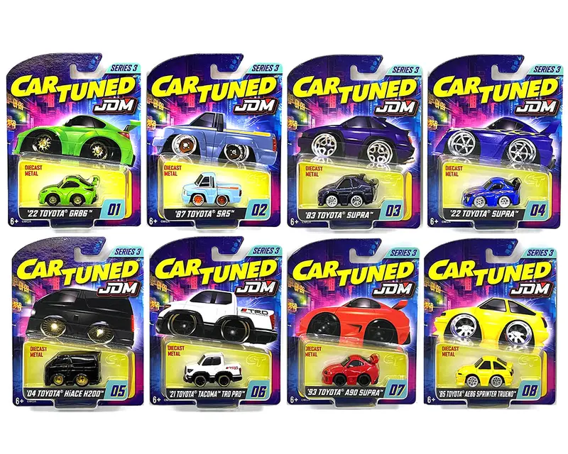 Jdm Tuners Series 3 Set Of 8 Pieces Diecast Model Cars By Cartuned 1